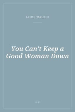 Portada de You Can't Keep a Good Woman Down