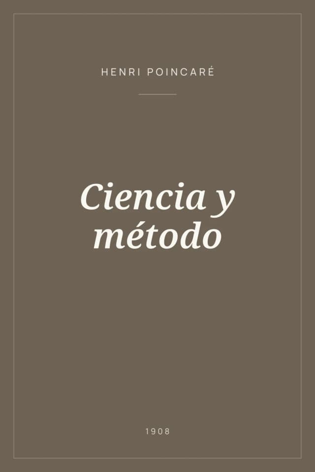Portada de Ciencia y método