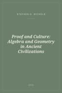 Portada de Proof and Culture: Algebra and Geometry in Ancient Civilizations