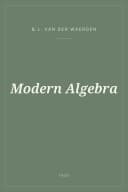 Portada de Modern Algebra