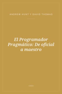 Portada de El Programador Pragmático: De oficial a maestro