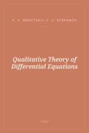 Portada de Qualitative Theory of Differential Equations