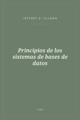 Portada de Principios de los sistemas de bases de datos