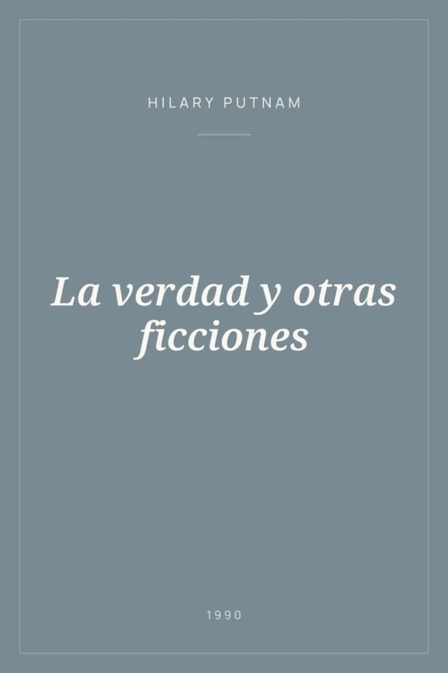 Portada de La verdad y otras ficciones