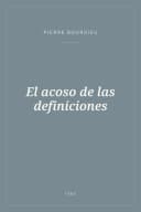 Portada de El acoso de las definiciones