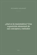 Portada de ¿Qué es la matemática? Una exposición elemental de sus conceptos y métodos