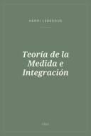 Portada de Teoría de la Medida e Integración