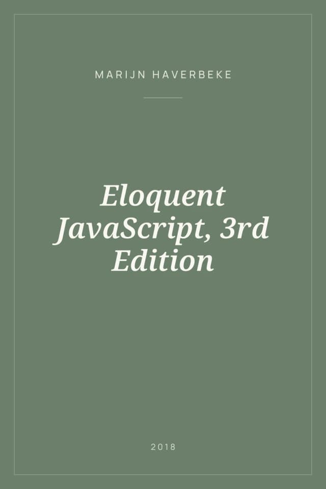 Portada de Eloquent JavaScript, 3rd Edition