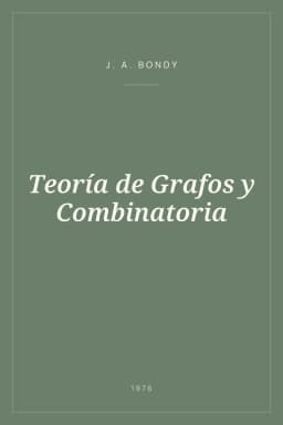 Portada de Teoría de Grafos y Combinatoria