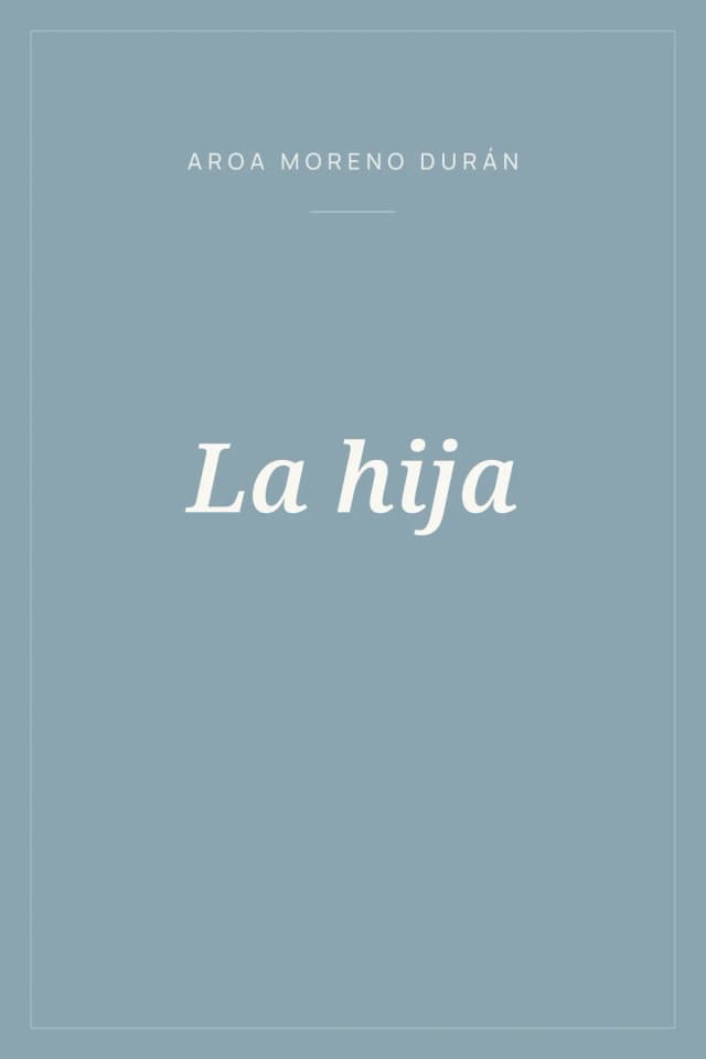 Portada de La hija