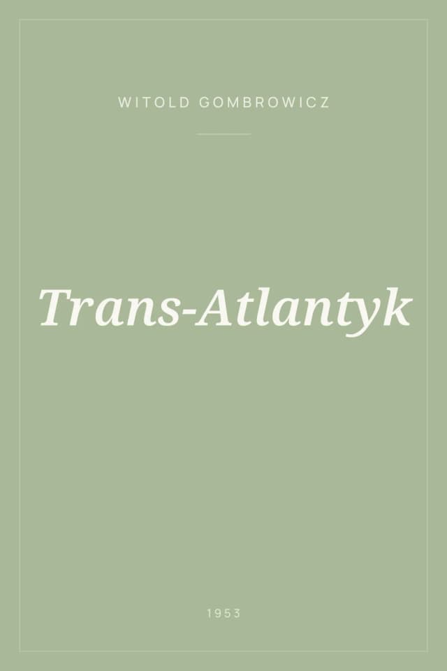 Portada de Trans-Atlantyk