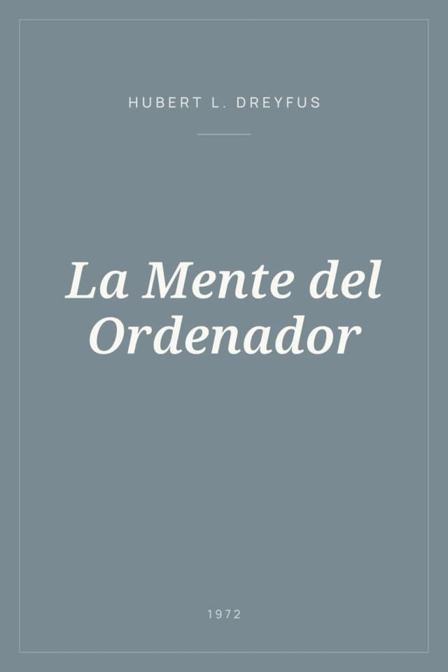 Portada de La Mente del Ordenador