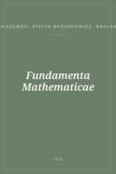 Portada de Fundamenta Mathematicae