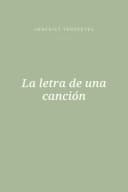 Portada de La letra de una canción