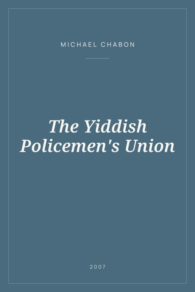 Portada de The Yiddish Policemen's Union