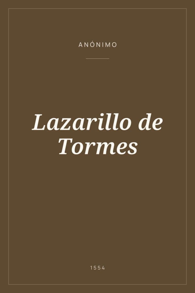Portada de Lazarillo de Tormes