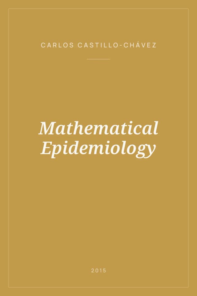Portada de Mathematical Epidemiology