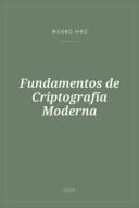 Portada de Fundamentos de Criptografía Moderna