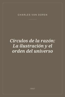 Portada de Círculos de la razón: La ilustración y el orden del universo