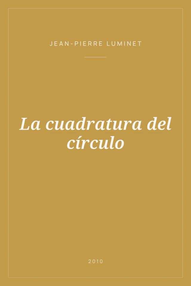 Portada de La cuadratura del círculo