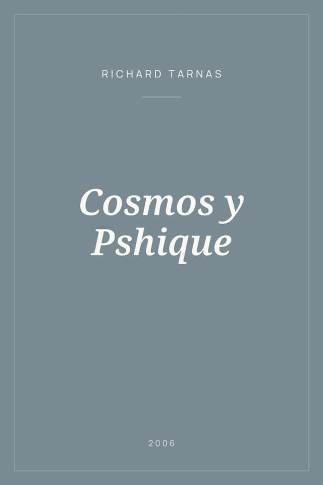 Portada de Cosmos y Pshique