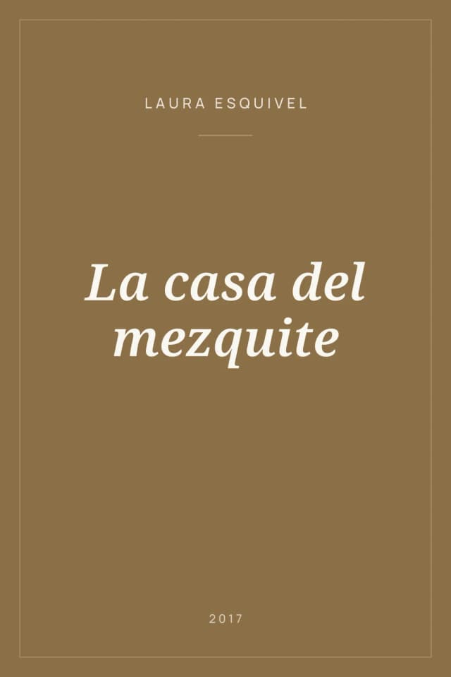 Portada de La casa del mezquite