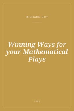 Portada de Winning Ways for your Mathematical Plays