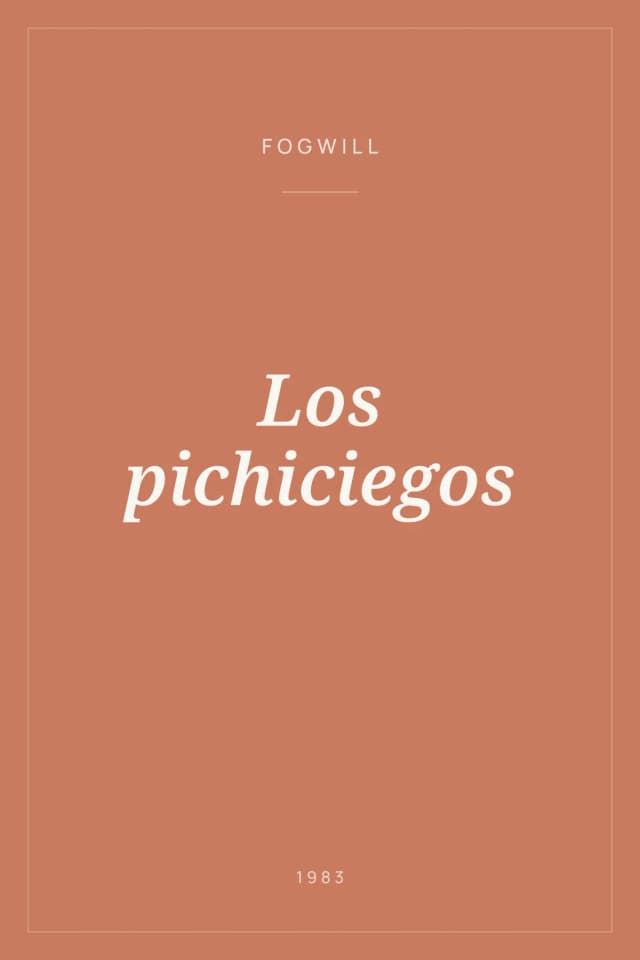 Portada de Los pichiciegos