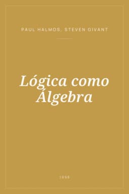 Portada de Lógica como Álgebra