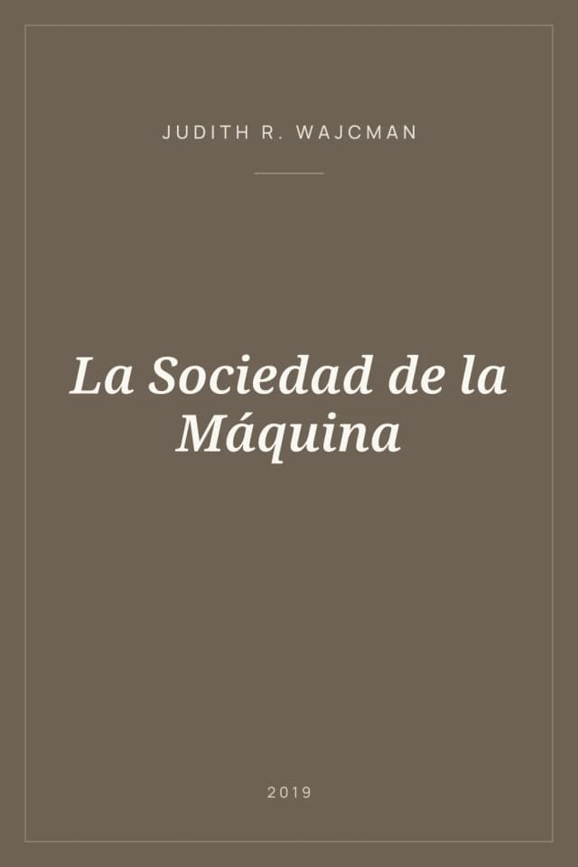 Portada de La Sociedad de la Máquina