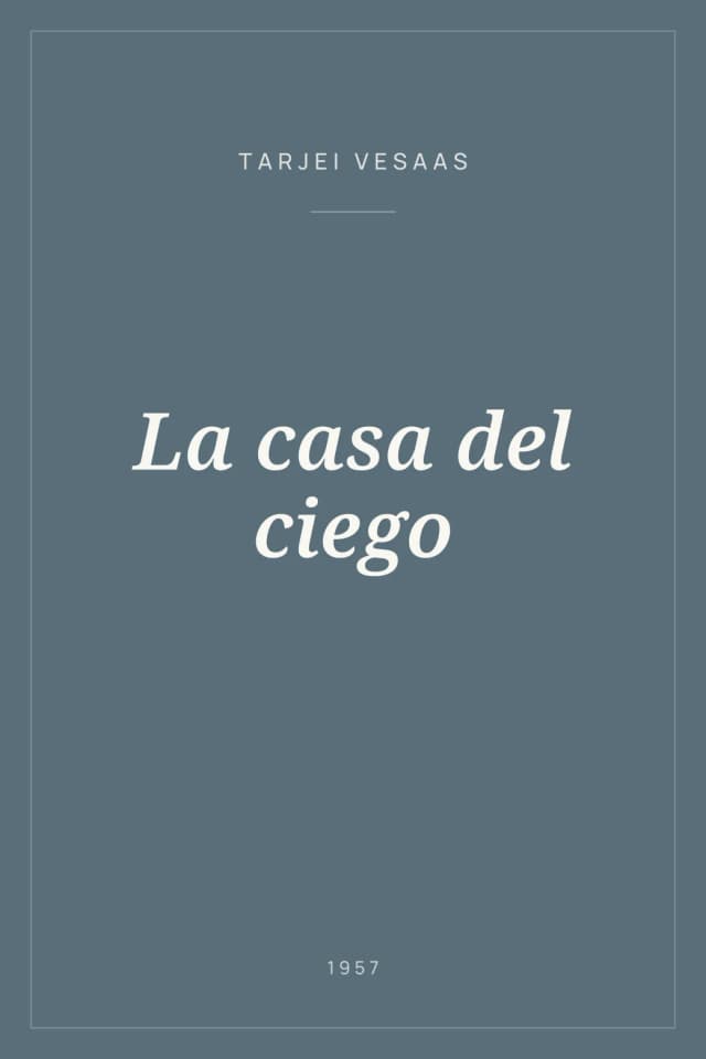 Portada de La casa del ciego
