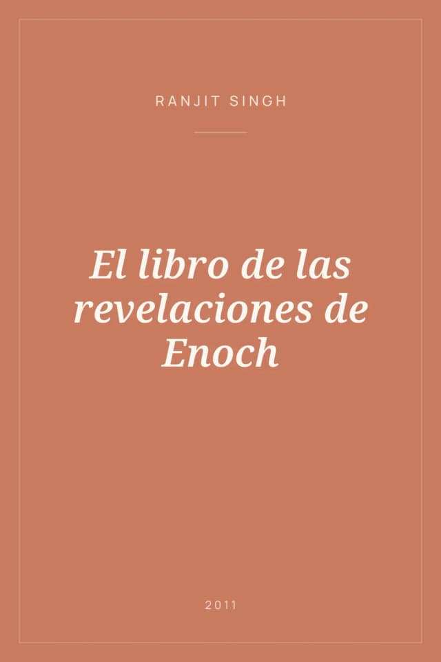 Portada de El libro de las revelaciones de Enoch