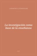 Portada de La investigación como base de la enseñanza