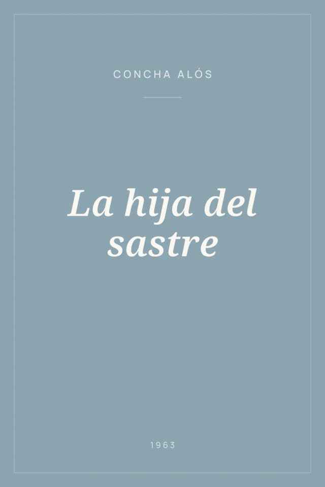 Portada de La hija del sastre