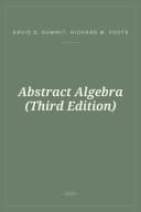 Portada de Abstract Algebra (Third Edition)