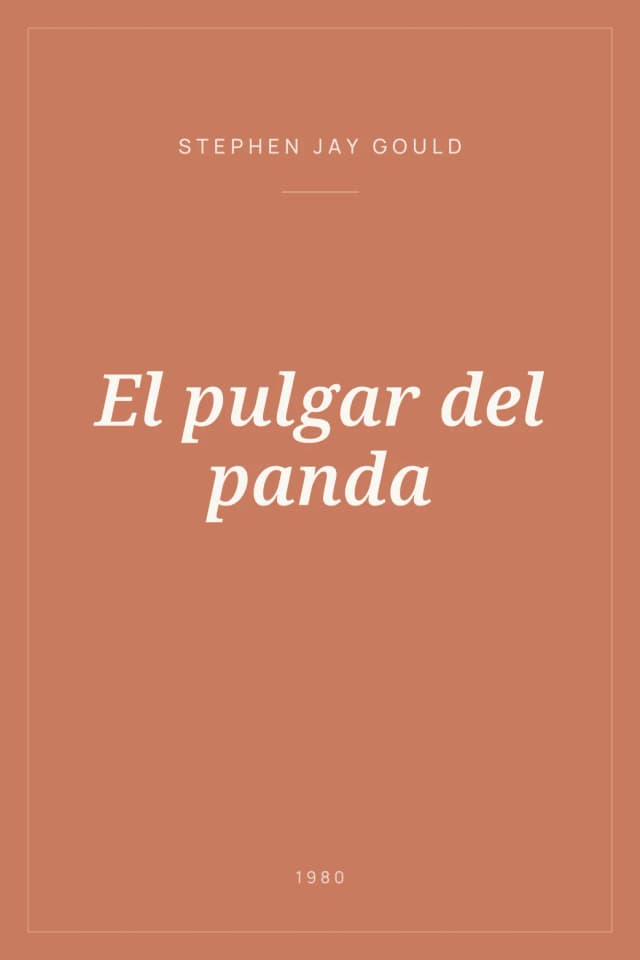 Portada de El pulgar del panda