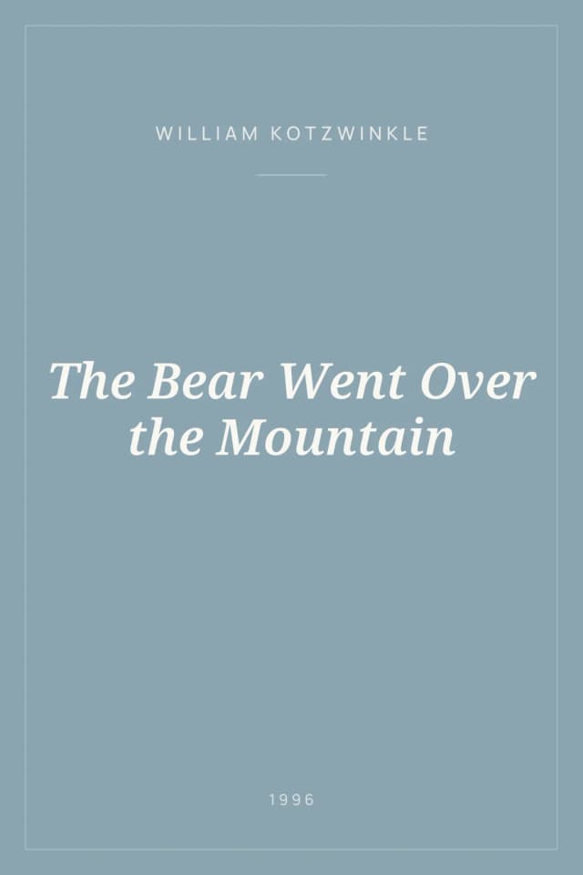 Portada de The Bear Went Over the Mountain