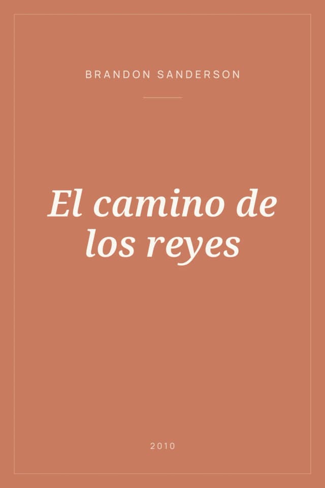 Portada de El camino de los reyes