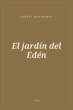 Portada de El jardín del Edén