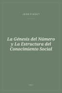 Portada de La Génesis del Número y La Estructura del Conocimiento Social
