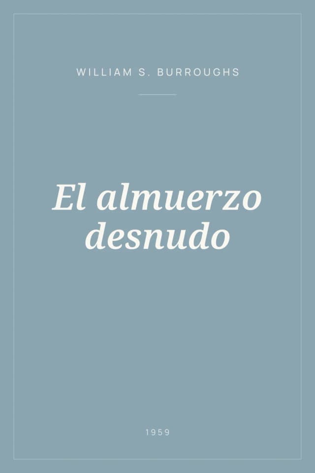 Portada de El almuerzo desnudo