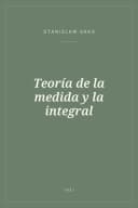Portada de Teoría de la medida y la integral