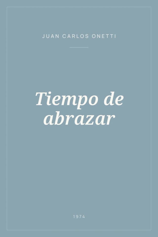 Portada de Tiempo de abrazar