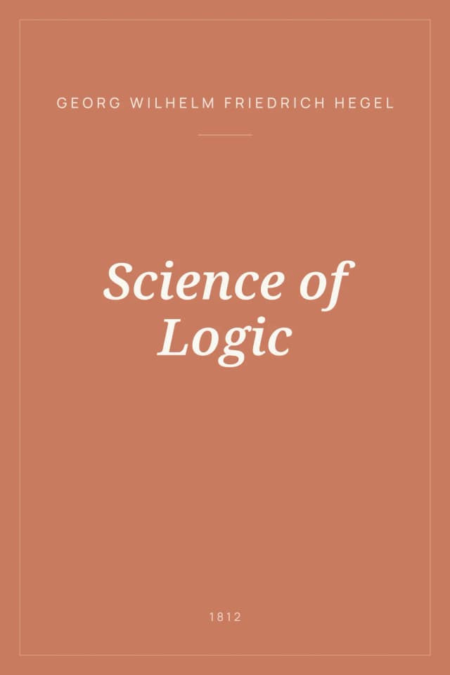 Portada de Science of Logic
