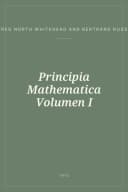 Portada de Principia Mathematica Volumen I