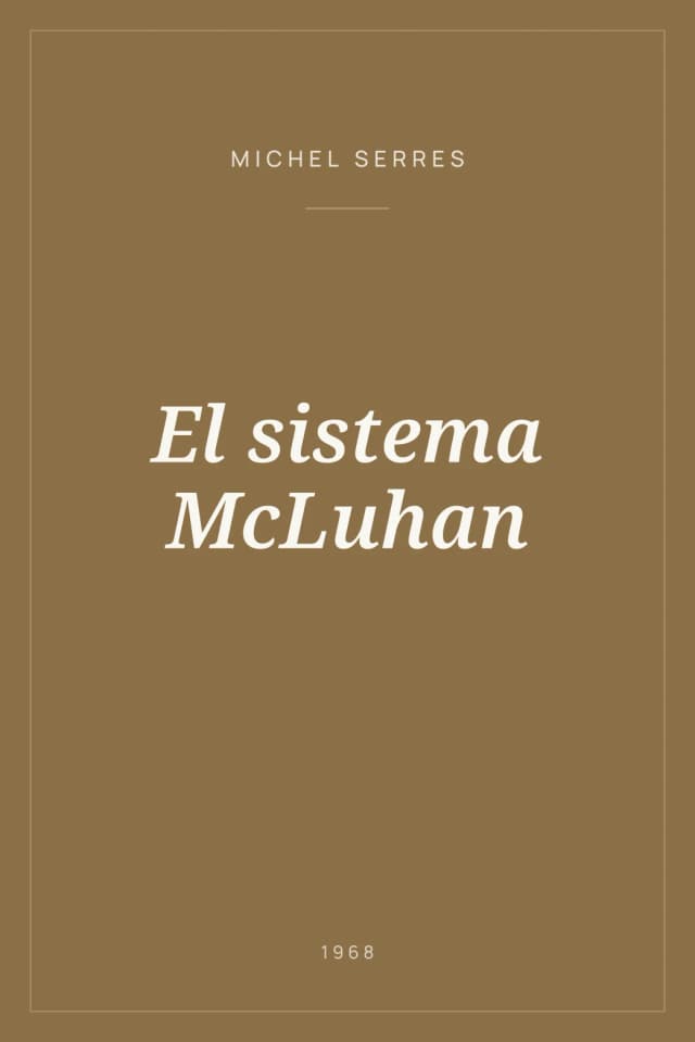 Portada de El sistema McLuhan