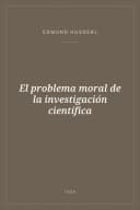 Portada de El problema moral de la investigación científica