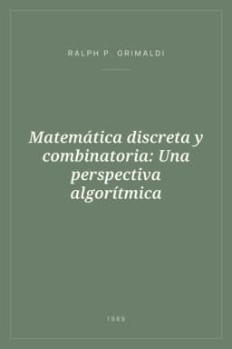 Portada de Matemática discreta y combinatoria: Una perspectiva algorítmica