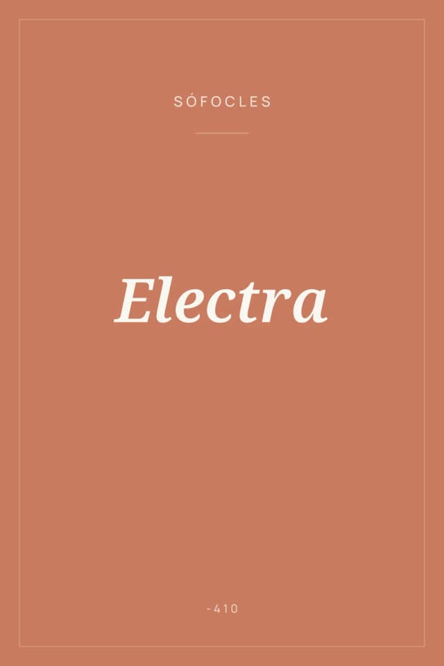 Portada de Electra