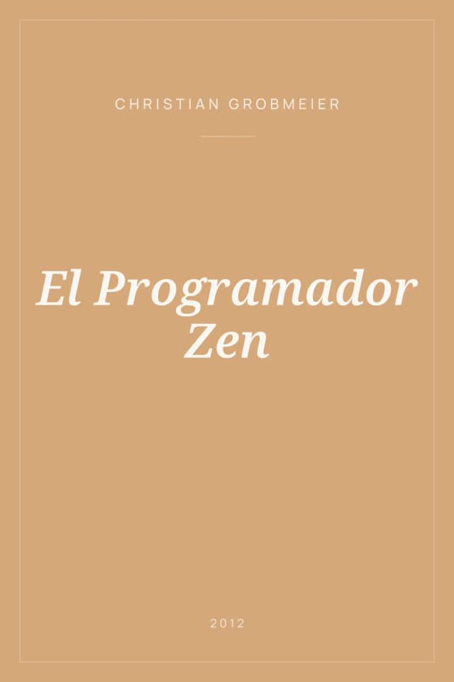 Portada de El Programador Zen